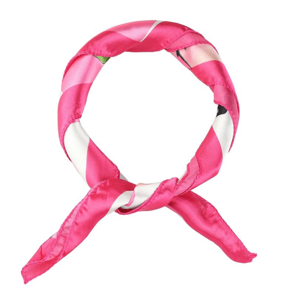 Square Scarf Neck Scarves Kerchief Neckerchief Headband Green Pink White